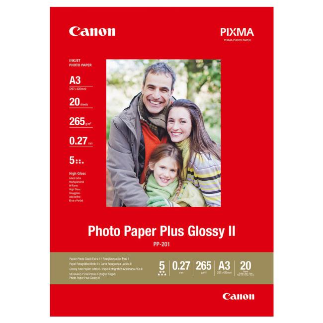 [CA006667] Canon PP-201 A3-Papier, 20 Blatt, glänzend, 265 g