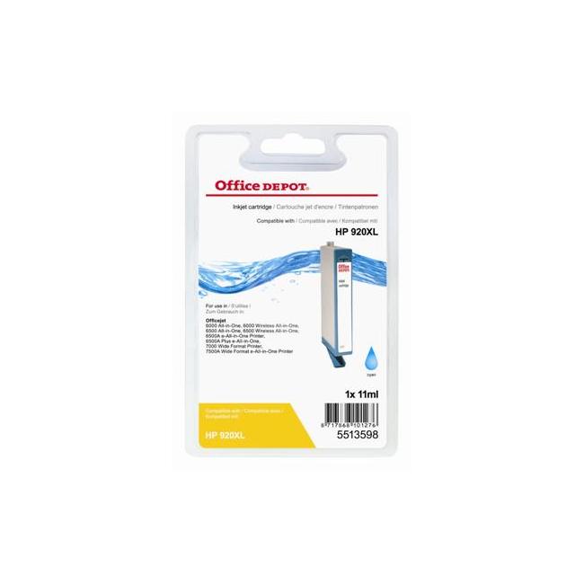 Alternative Tinte für HP CD972AE/920XL Cyan