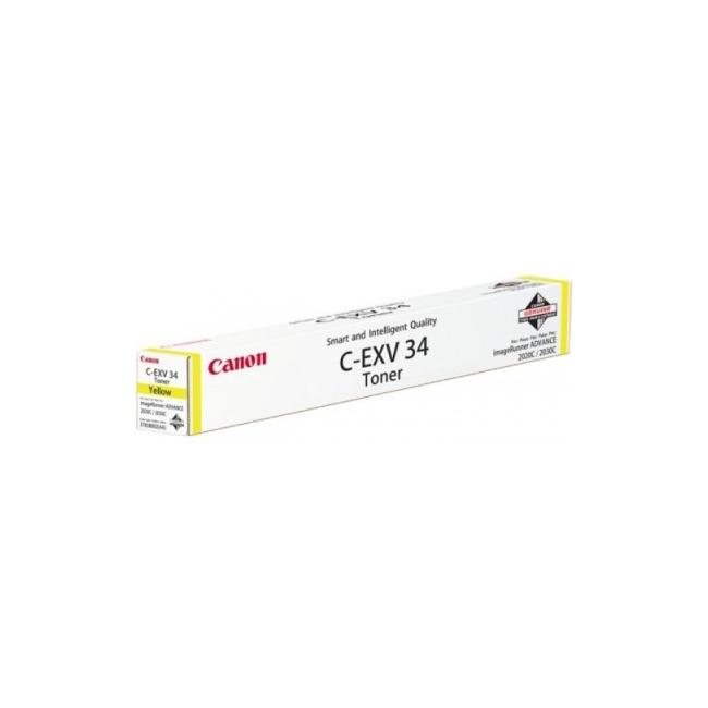Toner Canon C-EXV34 gelb (19.000 Seiten) für iRAC2020L/iRAC2020i/iRAC2030L/iRAC2030i