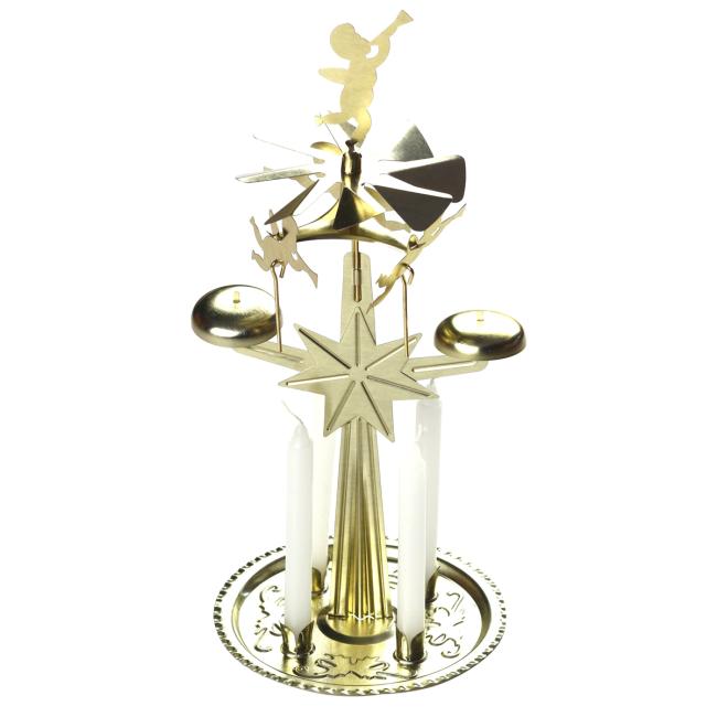 Weihnachtsdekoration Engelsglocke 130x270mm gold