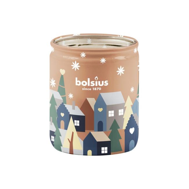 [XM044188] Bolsius Glas 68x80mm Stille Nacht, Duftkerze