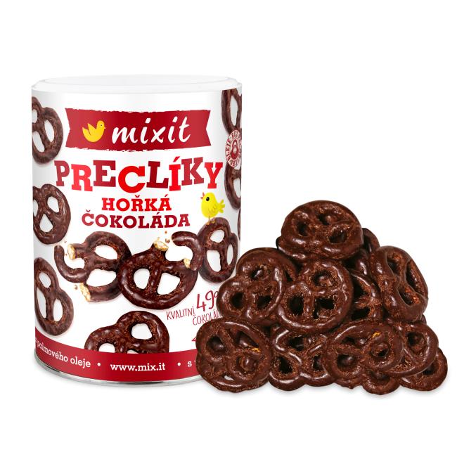 Mixit Brezeln mit dunkler Schokolade, 250 g