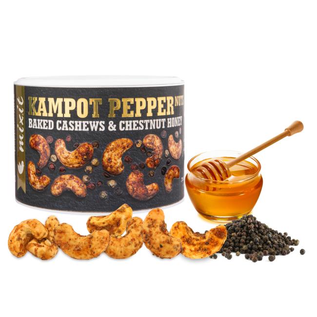 Mixit Geröstete Nüsse – Kampot-Gewürz und Honig 160 g