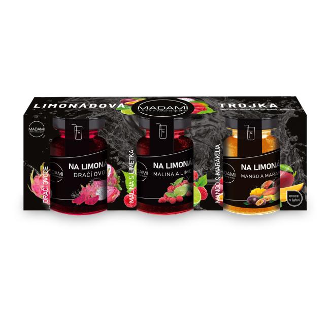 MADAMI Limonade drei Früchte 3 x 60 g
