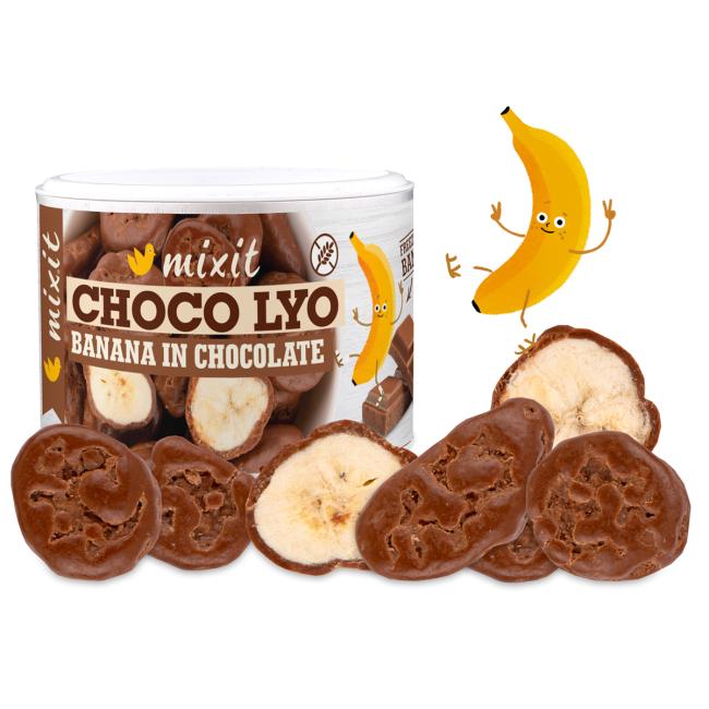 Mixit Knusprige Bananen in Schokolade 170 g