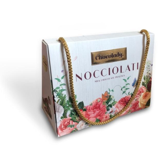 [XM479001] Schokoladenhandtasche NOCCIOLATI 170g