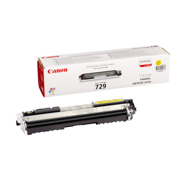 Toner Canon CRG-729 gelb (1.000 Seiten) für LBP7010C/7018C