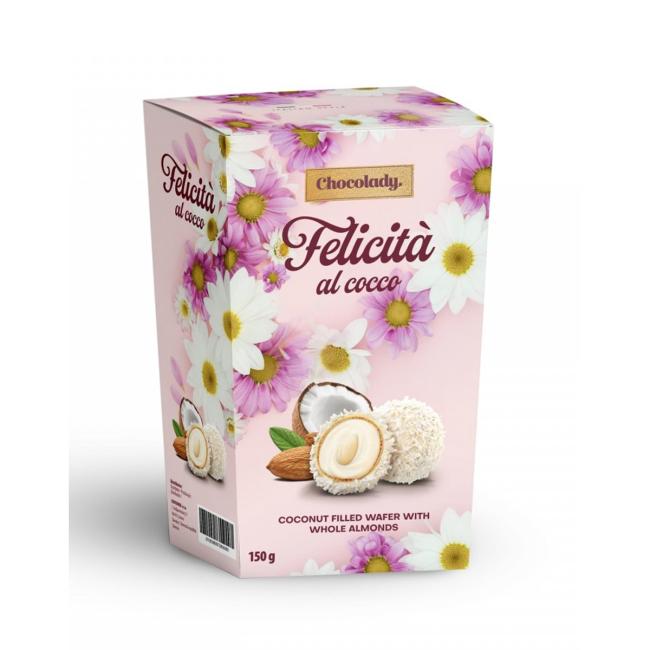 [XM487620] FELICITA Schokolade Kokosnuss Mandel 150g