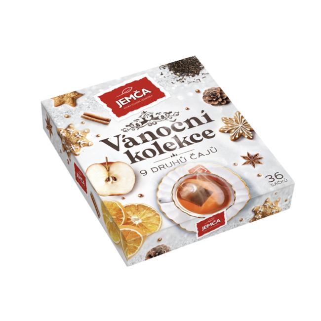 Jemča-Kollektion mit 9 verschiedenen Weihnachtsteesorten (36 Stück)