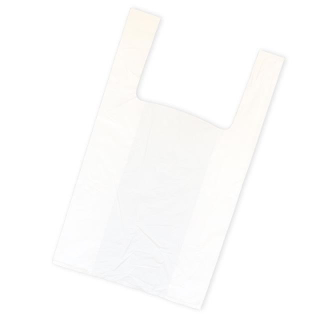 Mikrodünner HDPE-Beutel 36+20x70 cm, Tragfähigkeit 15 kg, 1000 Stück