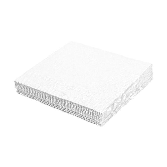 [XX001544] Papierservietten, 2-lagig, 33 x 33 cm, weiß, 250 Stück