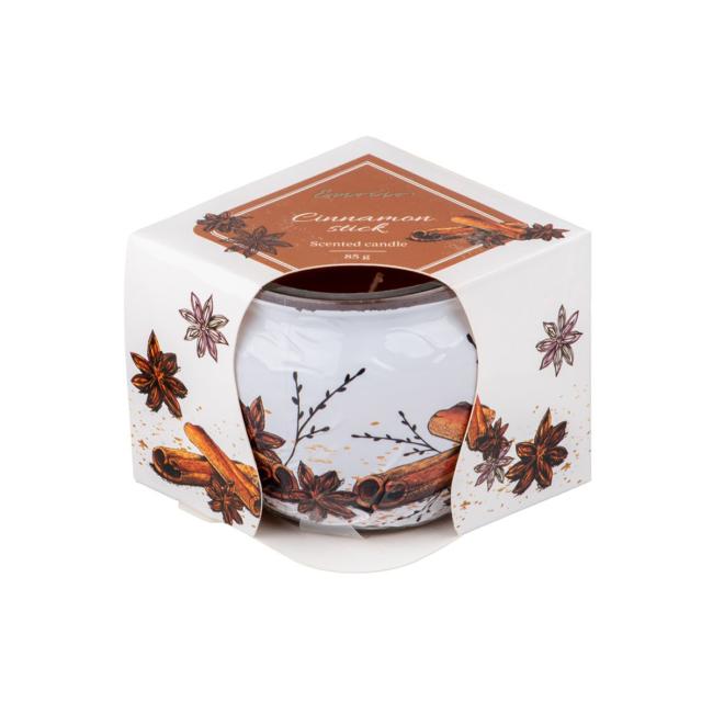 [XX034759] Emocio Glasdekor 70x62 mm Zimt, Duftkerze