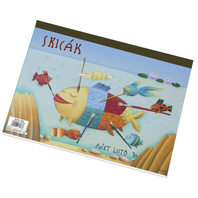 [XX541823] Skizzenbuch A3, 10 Blatt, weiß