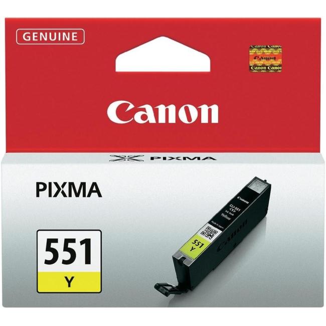 Canon CLI-551 Y Tintenpatrone für MG 5450/6350, iP7250 gelb (330 Seiten)