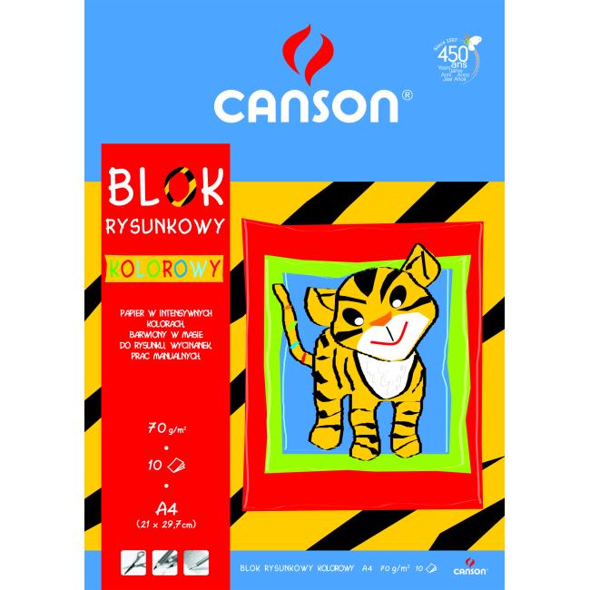 Farbiges Papier A4, Mischung aus 10 Farben, 80 g/m² „Schule“