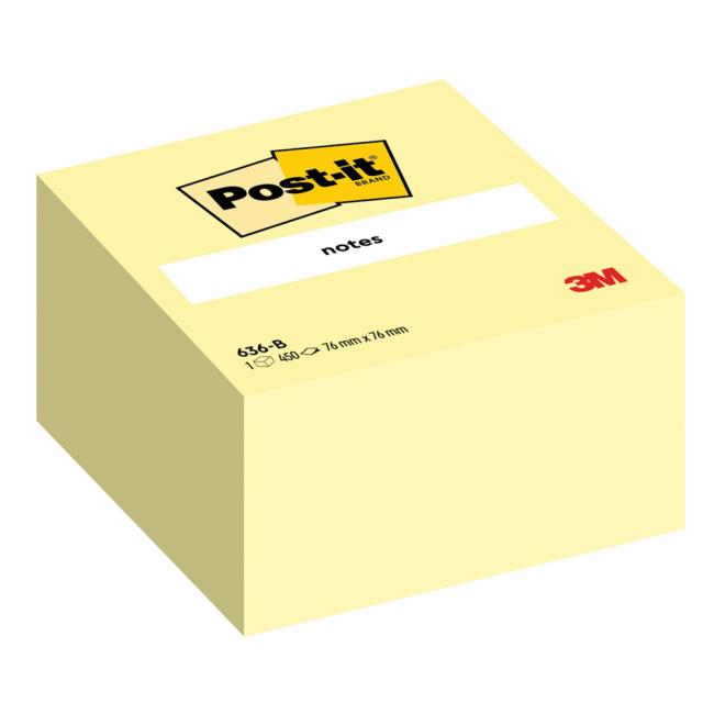 Post-it®-Zettel 76x76 gelb 450l (Vertragsware)