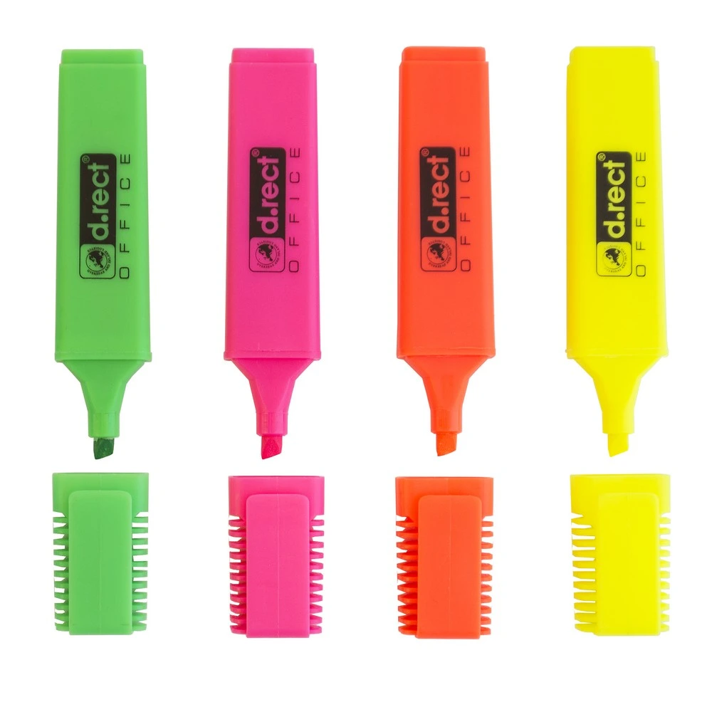 [LV101007] D.Rect 1127 Textmarker-Set 2-5 mm