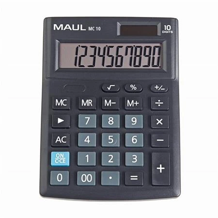 Taschenrechner, Tischgerät, 10-stellige Anzeige, MAUL "MC 10"