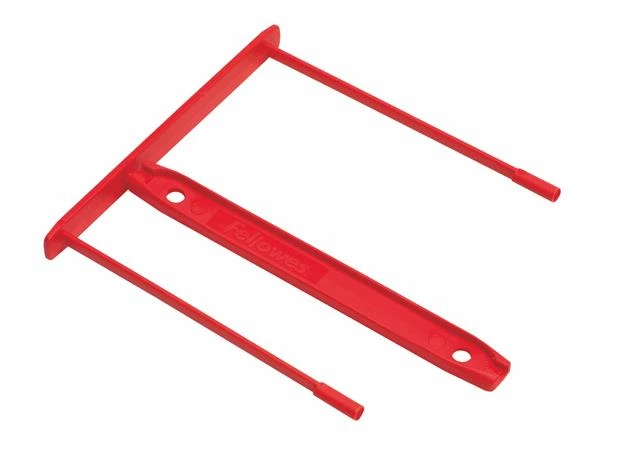 [FE089560] Fellowes Archivclip aus Kunststoff, Länge 85 mm, 100 Stück.