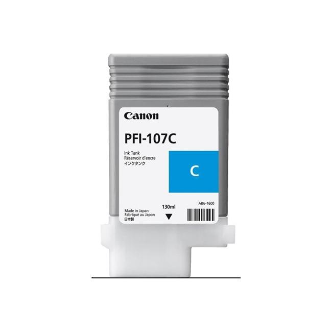 Tintenpatrone Canon PFI-107C für iPF 670/680/685/780/785 Cyan (130 ml)