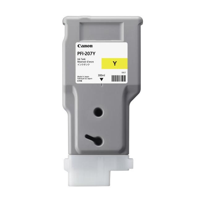 Canon PFI-207Y Tintenpatrone für iPF680/685/780/785 gelb (300 ml)