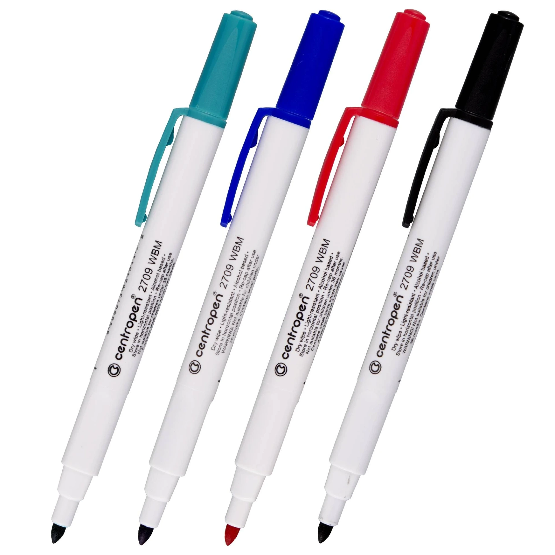 Centropen 2709 Whiteboard-Marker, 3 mm, 4 Stück.