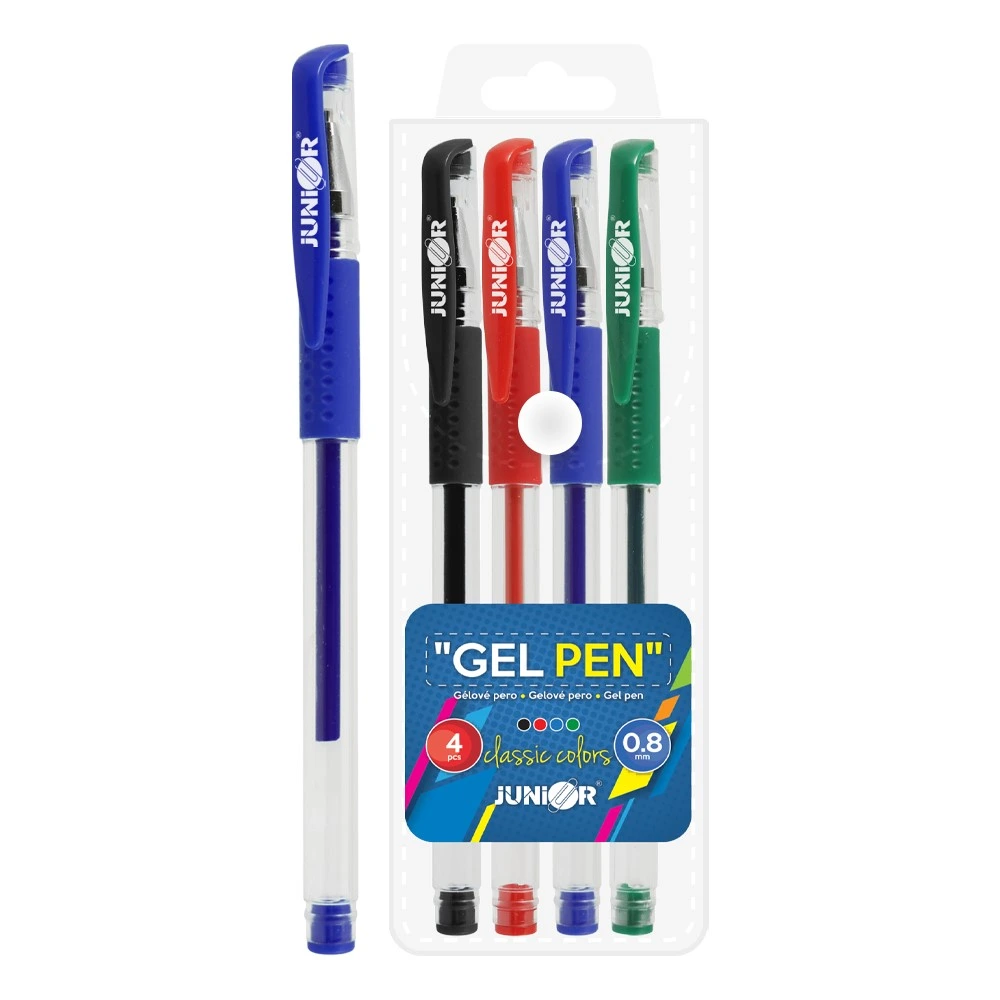 Gelstifte – 4er-Set JUNIOR, Klassisch