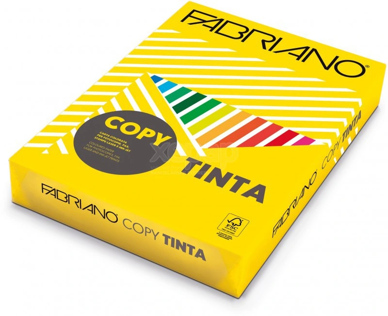 [FB011306] Xerografisches Papier COPY TINTA, intensives Gelb (Giallo), A4/80 g/500 Blatt