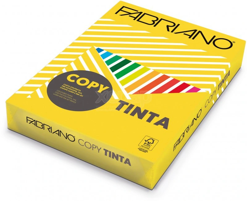 [FB011314] Xerografisches Papier COPY TINTA Pastell Dunkelgelb Cedro A4/80 g/500 Blatt