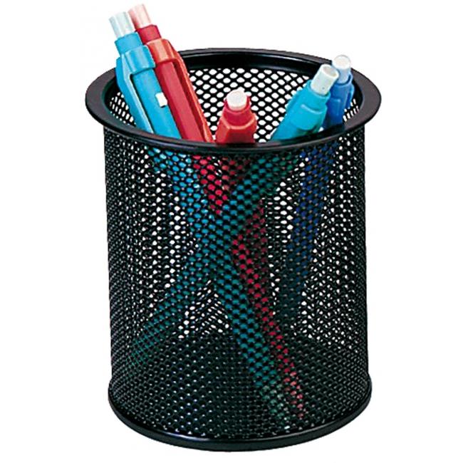 [QC000864-C] Draht-Stifthalter 90 x 100 mm schwarz (Objektqualität)