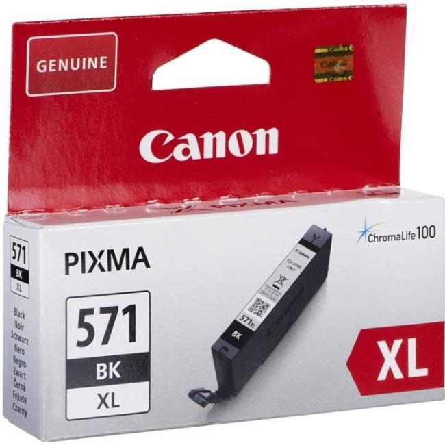Canon CLI-571BK Tintenpatrone für MG 5750/5751/6850/6851/7750/7751 Schwarz (7 ml)