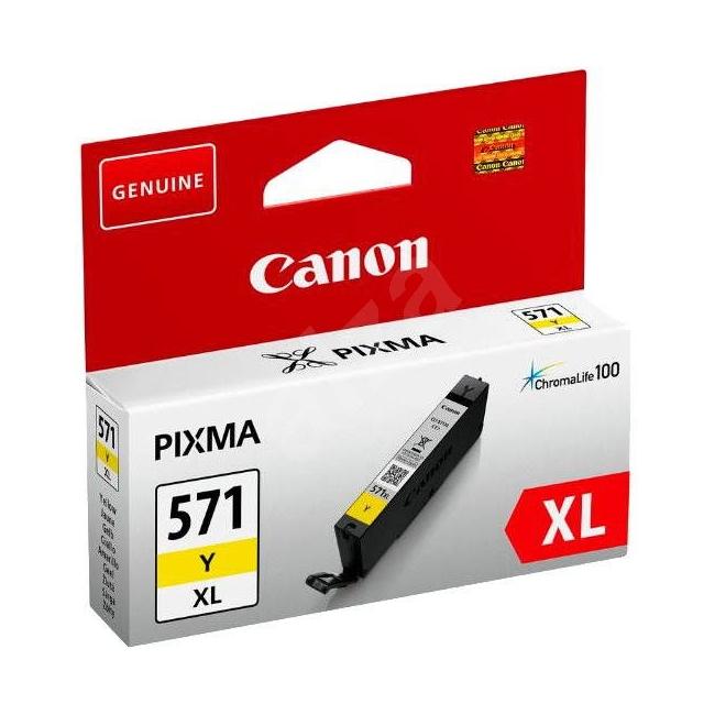 Canon CLI-571Y Tintenpatrone für MG 5750/5751/6850/6851/7750/7751 gelb XL (11 ml)