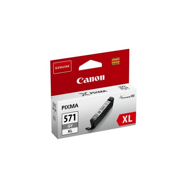 Canon CLI-571GY Tintenpatrone für MG 5750/5751/6850/6851/7750/7751 grau XL (11 ml)