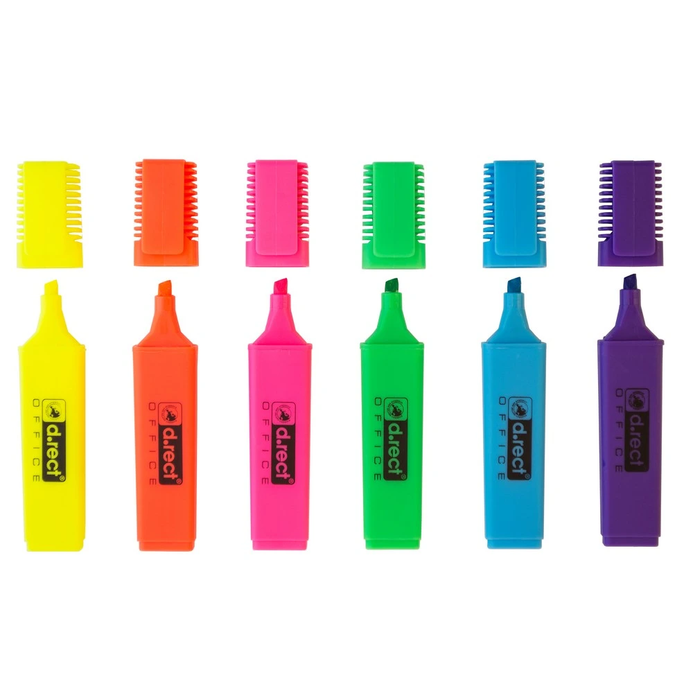 Textmarker-Set D.Rect 1127 2-5mm 6 Stück (Contractual)