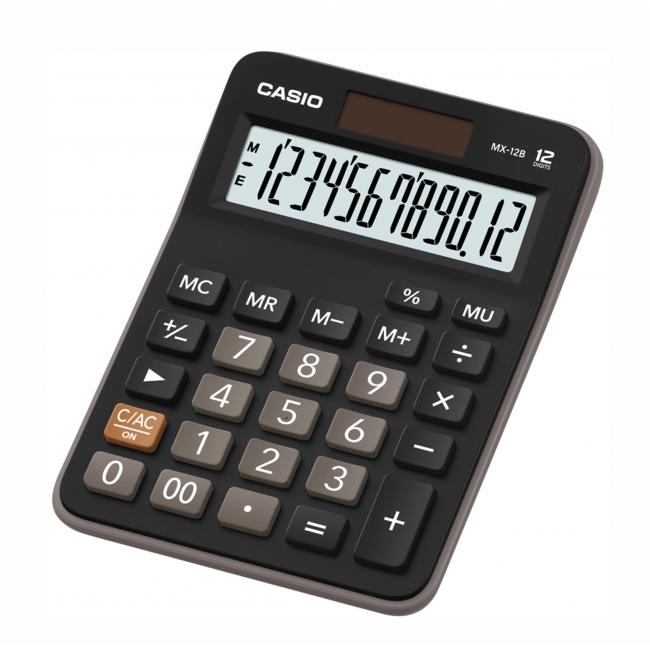 Casio MX-12B Tischrechner schwarz (Contract)