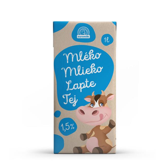 Euromilk teilentrahmte H-Milch 1,5 % 1 l (Vertragsware)