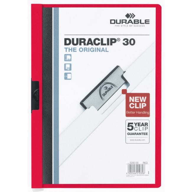 Clip-Abdeckung DURACLIP Original 30 rot (Vertragsware)