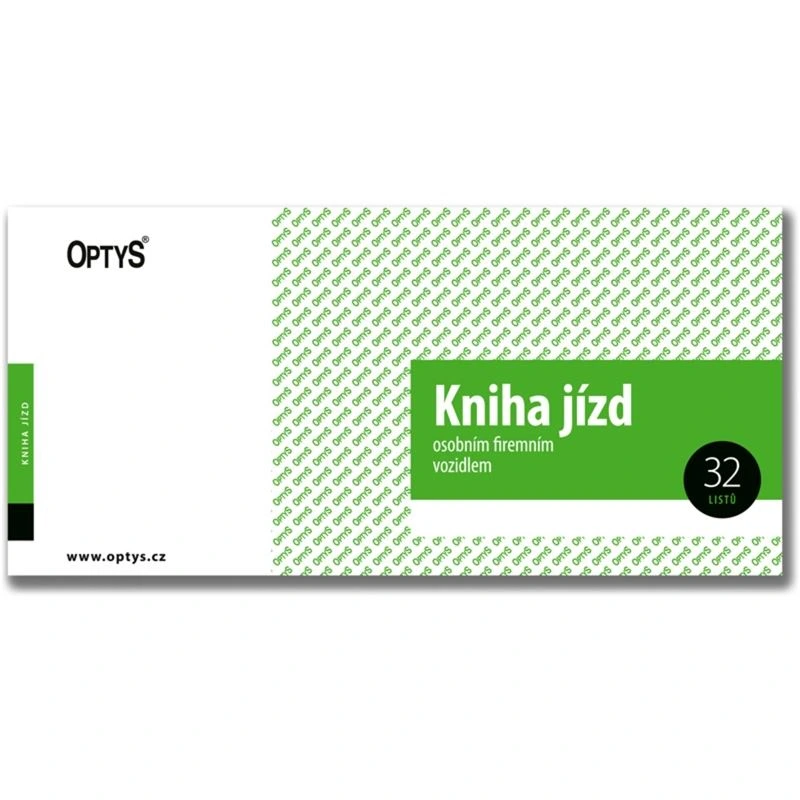 [TLCZ1171] Formular Fahrtenbuch für Firmenfahrzeuge DL, 32 Blatt, OPTYS