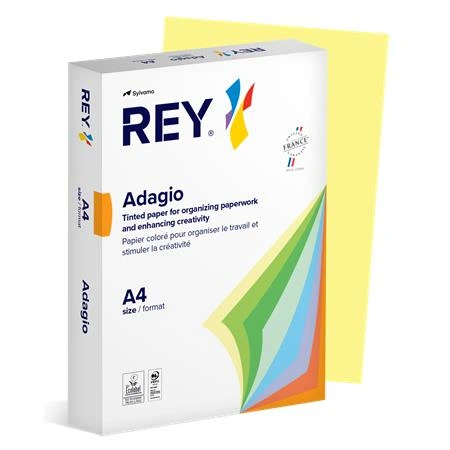[LIPAD48PS] Kopierpapier, farbig, A4, 80 g, REY „Adagio“, Pastellgelb