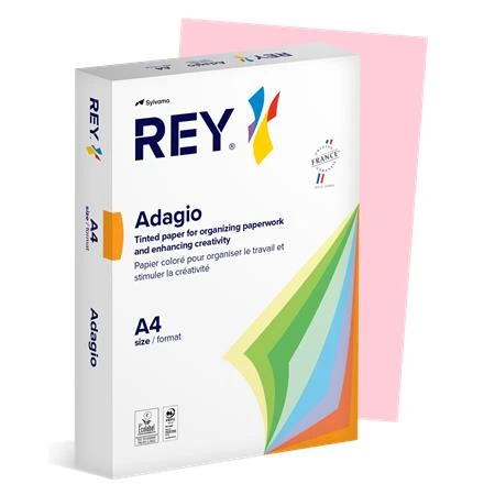[LIPAD48PR] Kopierpapier, farbig, A4, 80 g, REY „Adagio“, Pastellrosa