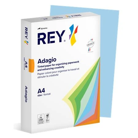 [LIPAD48PK] Kopierpapier, farbig, A4, 80 g, REY „Adagio“, Pastellblau