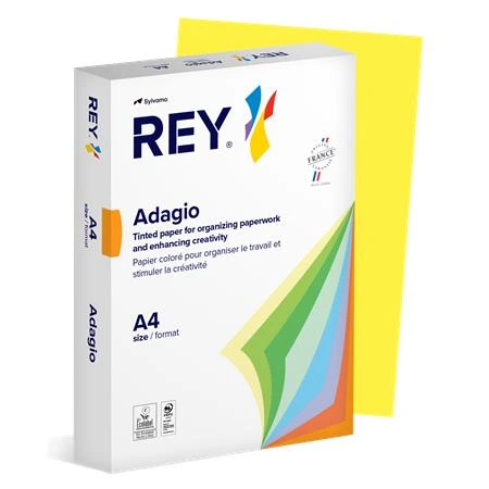 [LIPAD48IS] Kopierpapier, farbig, A4, 80 g, REY „Adagio“, intensives Gelb