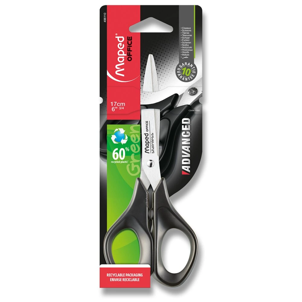 [9496110] Maped Advanced Grüne Schere - 17 cm