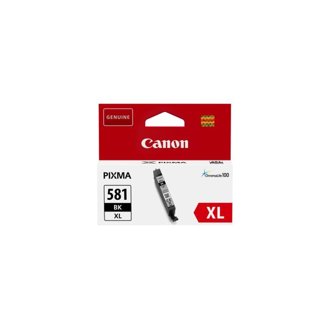 Canon CLI-581BK Tintenpatrone für TS6150/TS8150/TR7550/TR8550 Schwarz XL (2.280 Seiten)