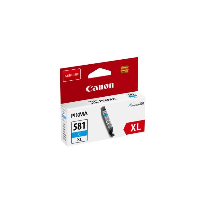 Canon CLI-581C Tintenpatrone für TS6150/TS8150/TR7550/TR8550 Cyan XL (519 Seiten)