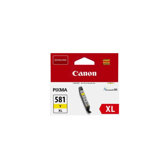 [CA039554] Canon CLI-581Y Tintenpatrone für TS6150/TS8150/TR7550/TR8550 gelb XL (519 Seiten)