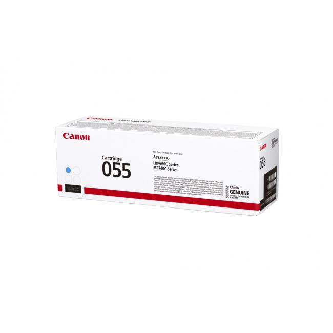 [CA043487] Toner Canon CRG-055 Cyan (2.100 Seiten) für i-SENSYNS LBP663Cdw/ MF742Cdw