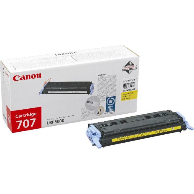 Toner Canon CRG-707 gelb (2.000 Seiten) für LBP 5000/5100