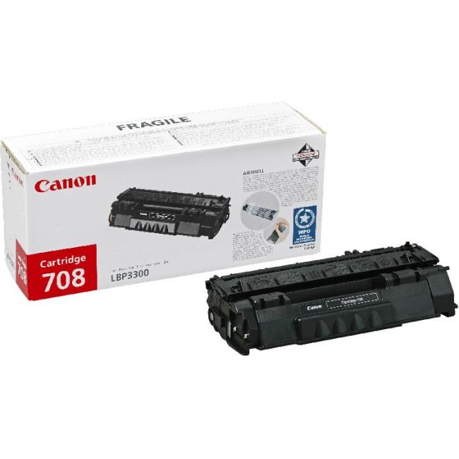 Toner Canon CRG-708 schwarz (2.500 Seiten) für LBP 3300