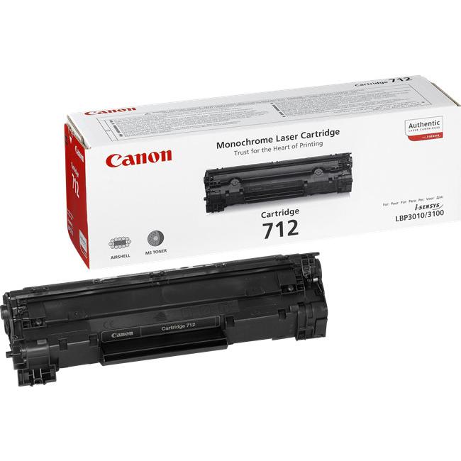 Toner Canon CRG-712 schwarz (1.500 Seiten) für LBP 3010/3100